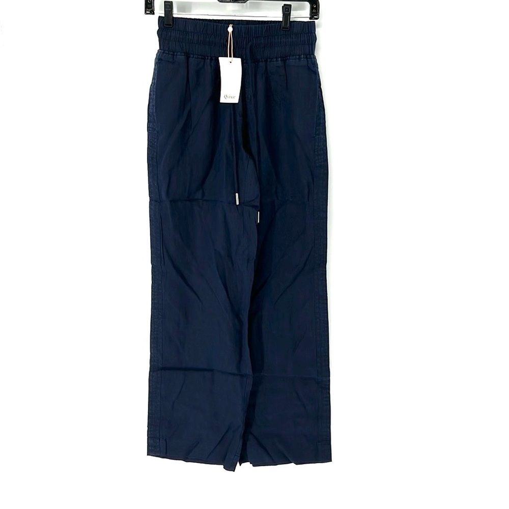 Quince NWT high rise wide leg linen pants women’s XS
